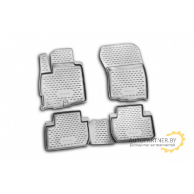 Коврики салона Element MITSUBISHI Outlander XL 2010> полиуретановые черные 4 шт. / NLC.35.23.210