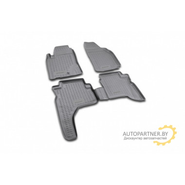 Коврики салона Element MITSUBISHI Pajero Sport 1997-2008 полиуретановые черные 4 шт. / NLC.35.07.210