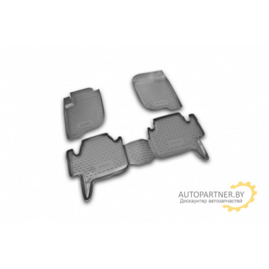 Коврики салона Element MITSUBISHI Pajero Sport 2008-2012 полиуретановые черные 4 шт. / NLC.35.20.210