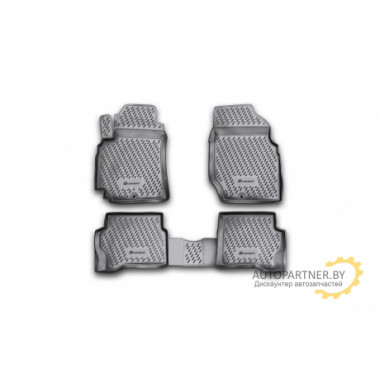 Коврики салона Element NISSAN Almera Classic полиуретановые черные 4 шт. / CARNIS00001