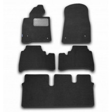 Коврики салона Autofamily NISSAN Patrol текстильные черные 6 шт. / NLT.36.33.11.110kh
