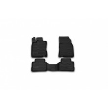 Коврики салона Element NISSAN Qashqai 2014> полиуретановые черные 4 шт. / CARNIS00041