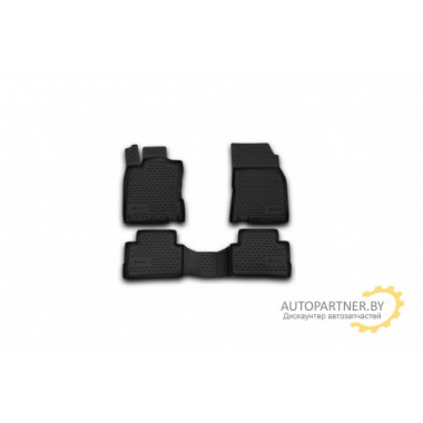 Коврики салона Element NISSAN Qashqai 2014> полиуретановые черные 4 шт. / CARNIS00041