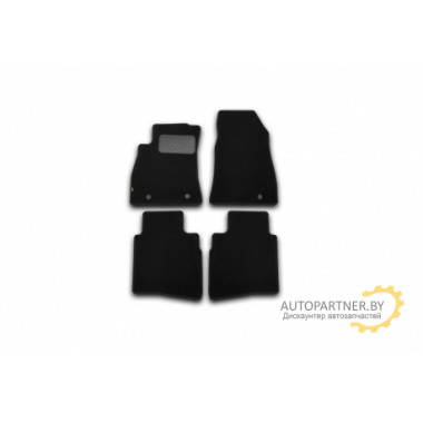 Коврики салона Klever NISSAN Sentra текстильные черные 4 шт. / KVR01364101200k