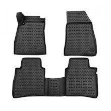 Коврики салона 3D Element NISSAN Tiida 2015> полиуретановые черные 4 шт. / NLC.36.56.210k