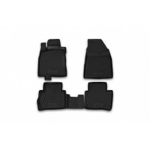 Коврики салона Element NISSAN Tiida 2004-2015 полиуретановые черные 4 шт. / CARNIS00029
