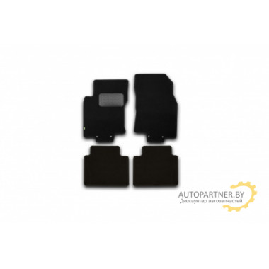 Коврики салона Klever NISSAN X-Trail эконом текстильные черные 4 шт. / KVR01365401200k