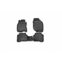 Коврики салона Element NISSAN X-Trail 2001-2007 полиуретановые черные 4 шт. / CARNIS00033