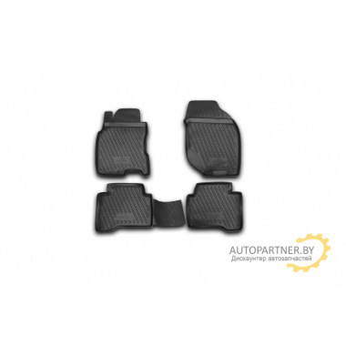 Коврики салона Element NISSAN X-Trail 2001-2007 полиуретановые черные 4 шт. / CARNIS00033