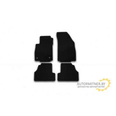 Коврики салона Klever OPEL Mokka эконом текстильные черные 4 шт. / KVR01373001200k