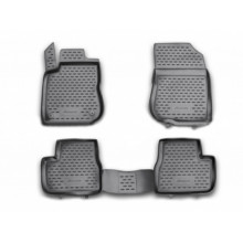 Коврики салона Element PEUGEOT 208 полиуретановые черные 4 шт. / CARPGT10027kh