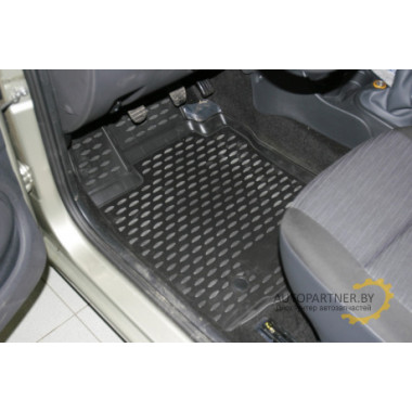 Коврики салона Element RENAULT Logan полиуретановые черные 4 шт. / NLC.3D.41.05.210k