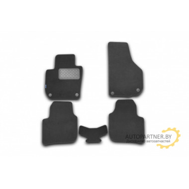 Коврики салона Autofamily SKODA Superb 2008> текстильные черные 5 шт. / NLT.45.11.22.110kh
