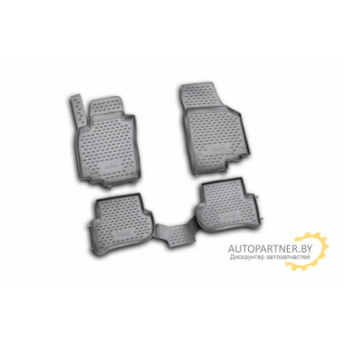 Коврики салона Element SKODA Yeti полиуретановые черные 4 шт. / NLC.45.10.210kh