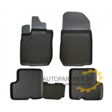 Коврики салона Element SSANG YONG Kyron полиуретановые черные 4 шт. / NLC.61.09.210