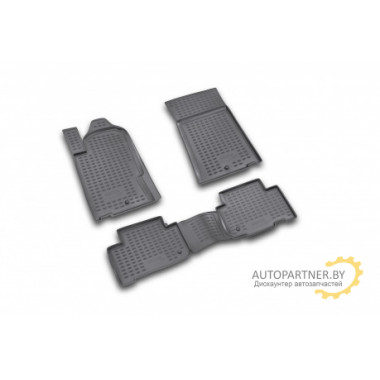 Коврики салона Element SSANG YONG Rexton 2006-2012 полиуретановые черные 4 шт. / NLC.61.08.210