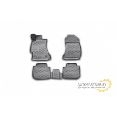 Коврики салона Element SUBARU Forester полиуретановые черные 4 шт. / NLC.3D.46.14.210k