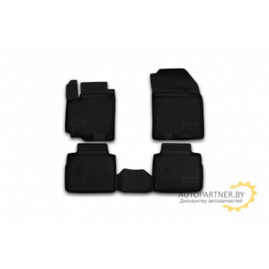 Коврики салона Element SUZUKI SX4 2013> полиуретановые черные 4 шт. / CARSZK10003