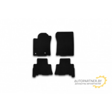 Коврики салона Klever TOYOTA Land Cruiser 150 текстильные черные 4 шт. / KVR02482901210kh