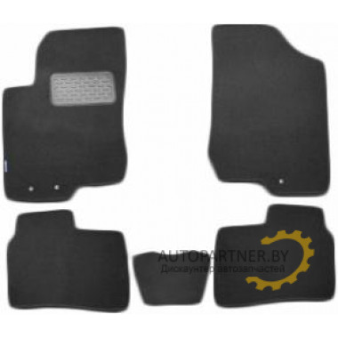 Коврики салона Autofamily TOYOTA Land Cruiser 150 2010-2013 текстильные черные 5 шт. / NLT.48.28.11.110kh