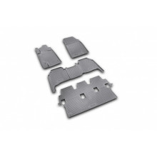 Коврики салона Element TOYOTA Land Cruiser 200 2007-2012 полиуретановые черные 4 шт. / NLC.48.17.210k
