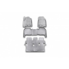 Коврики салона Element TOYOTA Land Cruiser 200 2012-2015 полиуретановые серые 4 шт. / NLC.48.53.211k