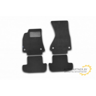 Коврики салона Autofamily TOYOTA Land Cruiser Prado 120 текстильные черные 4 шт. / NLT.48.01.11.110kh