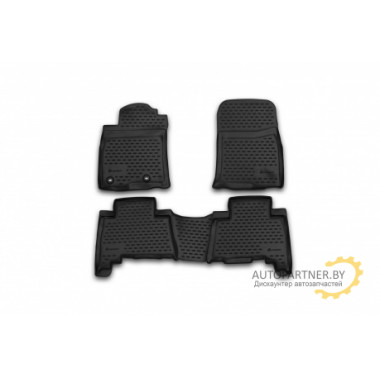 Коврики салона Element TOYOTA Land Cruiser 150 полиуретановые черные 4 шт. / NLC.48.74.210k