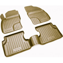 Коврики салона Element TOYOTA Land Cruiser Prado 2003-2009 полиуретановые бежевые 4 шт. / NLC.48.01.212k