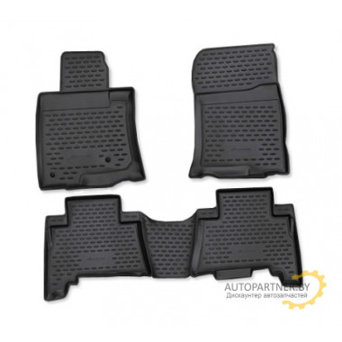 Коврики салона Element TOYOTA Land Cruiser Prado 2009-2013 5 мест полиуретановые черные 4 шт. / NLC.48.28.210k