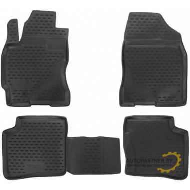 Коврики салона Element TOYOTA Prius 2003-2009 полиуретановые черные 4 шт. / NLC.48.49.210k