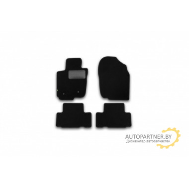 Коврики салона Klever TOYOTA Rav 4 текстильные черные 4 шт. / KVR02485501210kh