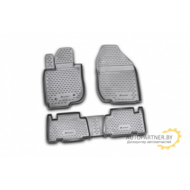 Коврики салона Element TOYOTA Rav 4 2006-2010 полиуретановые черные 4 шт. / NLC.48.09.210