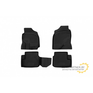 Коврики салона Element TOYOTA Rav 4 ACA21W JDM 2000-2005 полиуретановые черные 4 шт. / NLC.48.42.210k