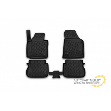 Коврики салона Element VW Caddy 2002-2015 полиуретановые черные 4 шт. / CARVLK00003