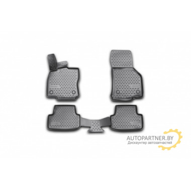 Коврики салона Element VW Golf VII полиуретановые черные 4 шт. / NLC.3D.51.44.210k