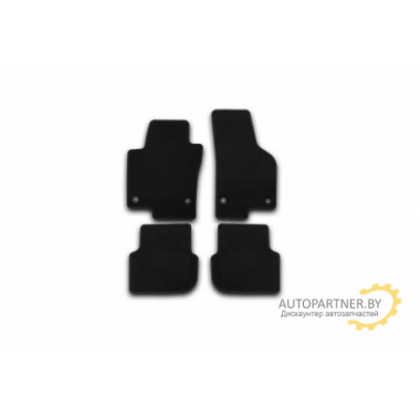 Коврики салона Klever VW Jetta текстильные черные 4 шт. / KVR02513801210kh