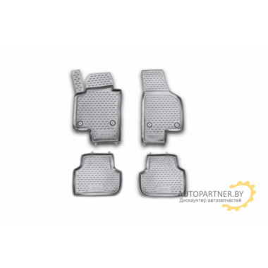 Коврики салона Element VW Jetta 2011> полиуретановые черные 4 шт. / NLC.51.35.210kh