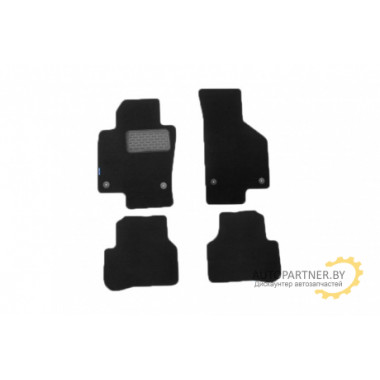 Коврики салона Autofamily VW Passat CC 2012> сед.текстильные черные 4 шт. / NLT.51.41.11.110kh