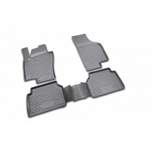 Коврики салона Element VW Tiguan 2007> полиуретановые черные 4 шт. / NLC.51.21.210kh