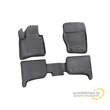 Коврики салона Element VW Touareg 2010> полиуретановые черные 4 шт. / NLC.51.31.210kh