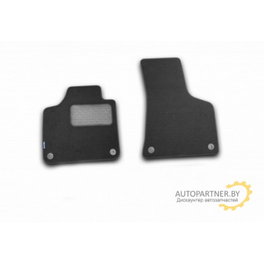 Коврики салона Autofamily VW Transporter текстильные черные 2 шт. / NLT.51.11.11.110kh