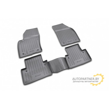 Коврики салона Element VOLVO S40 полиуретановые черные 4 шт. / NLC.50.01.210