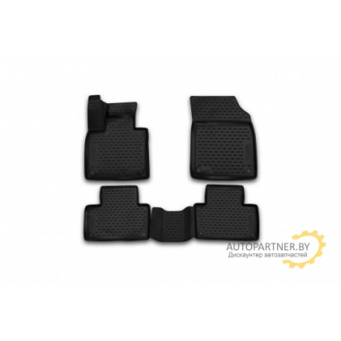 Коврики салона 3D Element VOLVO XC90 2015> полиуретановые черные 4 шт. / CARVOL00003