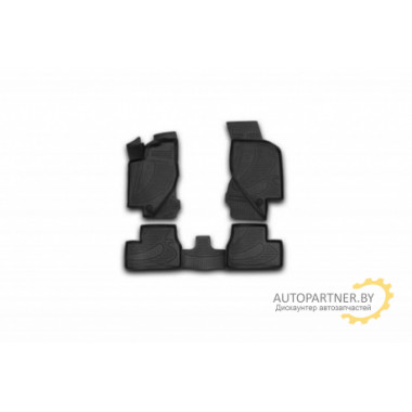 Коврики салона 3D Element LADA Granta 2011> полиуретановые черные 4 шт. / F520250E1
