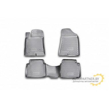 Коврики в салон Element для HYUNDAI Grandeur 2005 > полиуретан черные 4 шт. / NLC.20.33.210
