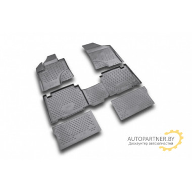 Коврики в салон Element для HYUNDAI ix 55 2007 > полиуретан черные 6 шт. / NLC.20.30.210k
