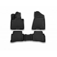 Коврики 3D в салон Element для HYUNDAI Tucson 2015 > полиуретан черные 4 шт. / CARHYN00001