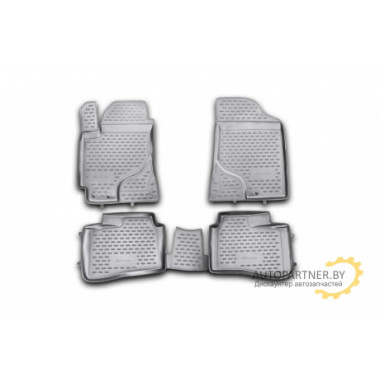 Коврики в салон Element для KIA Cerato 2009-2013 полиуретан черные 4 шт. / NLC.25.26.210h