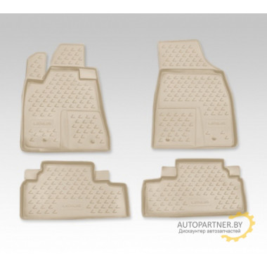 Коврики в салон Element для LEXUS RX350 2009-2012 полиуретан бежевые 4 шт. / NLC.29.10.212k